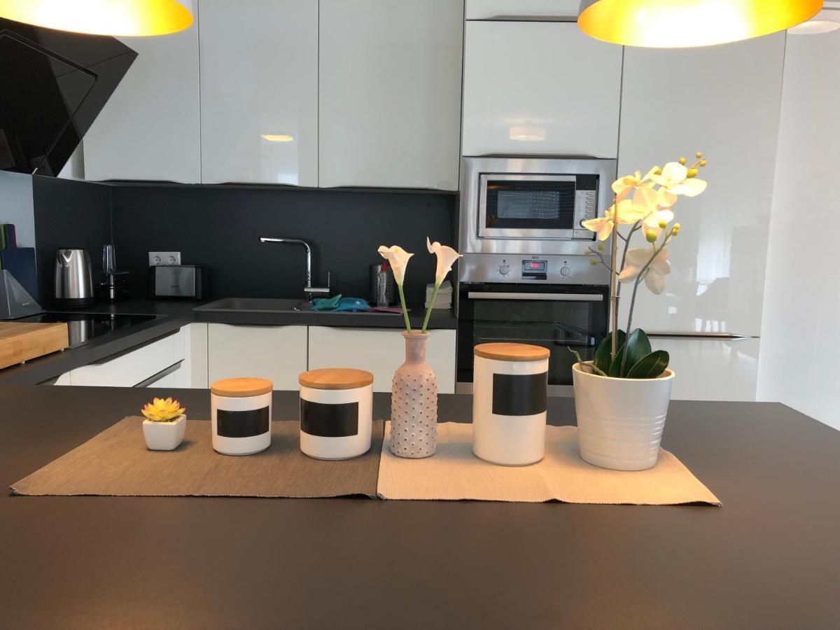 Panorama Penthouse Apartment Mit Klima Und Whirlpool Fuer Bis Zu 6 Personen 프랑켄탈 외부 사진