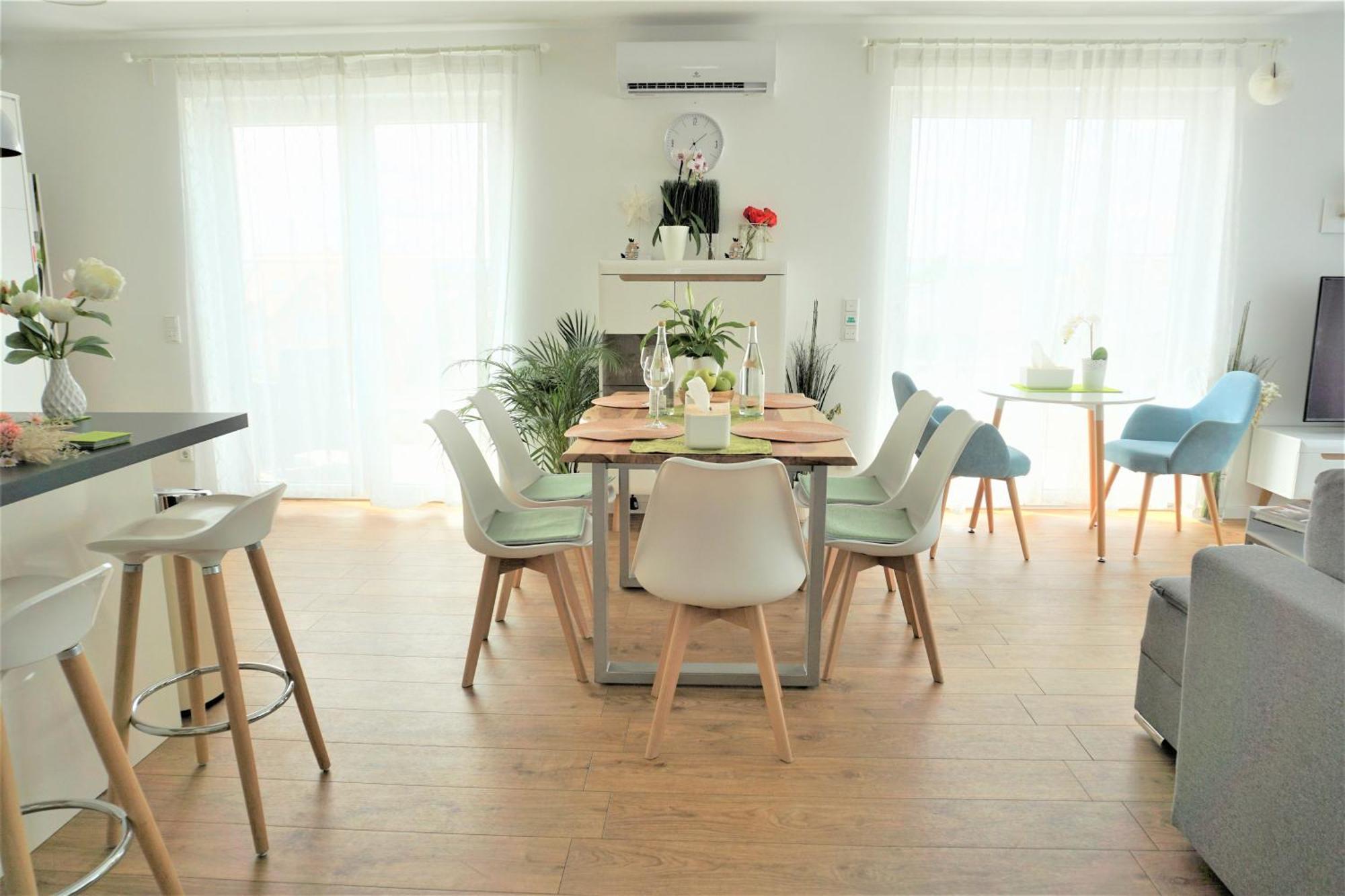 Panorama Penthouse Apartment Mit Klima Und Whirlpool Fuer Bis Zu 6 Personen 프랑켄탈 외부 사진