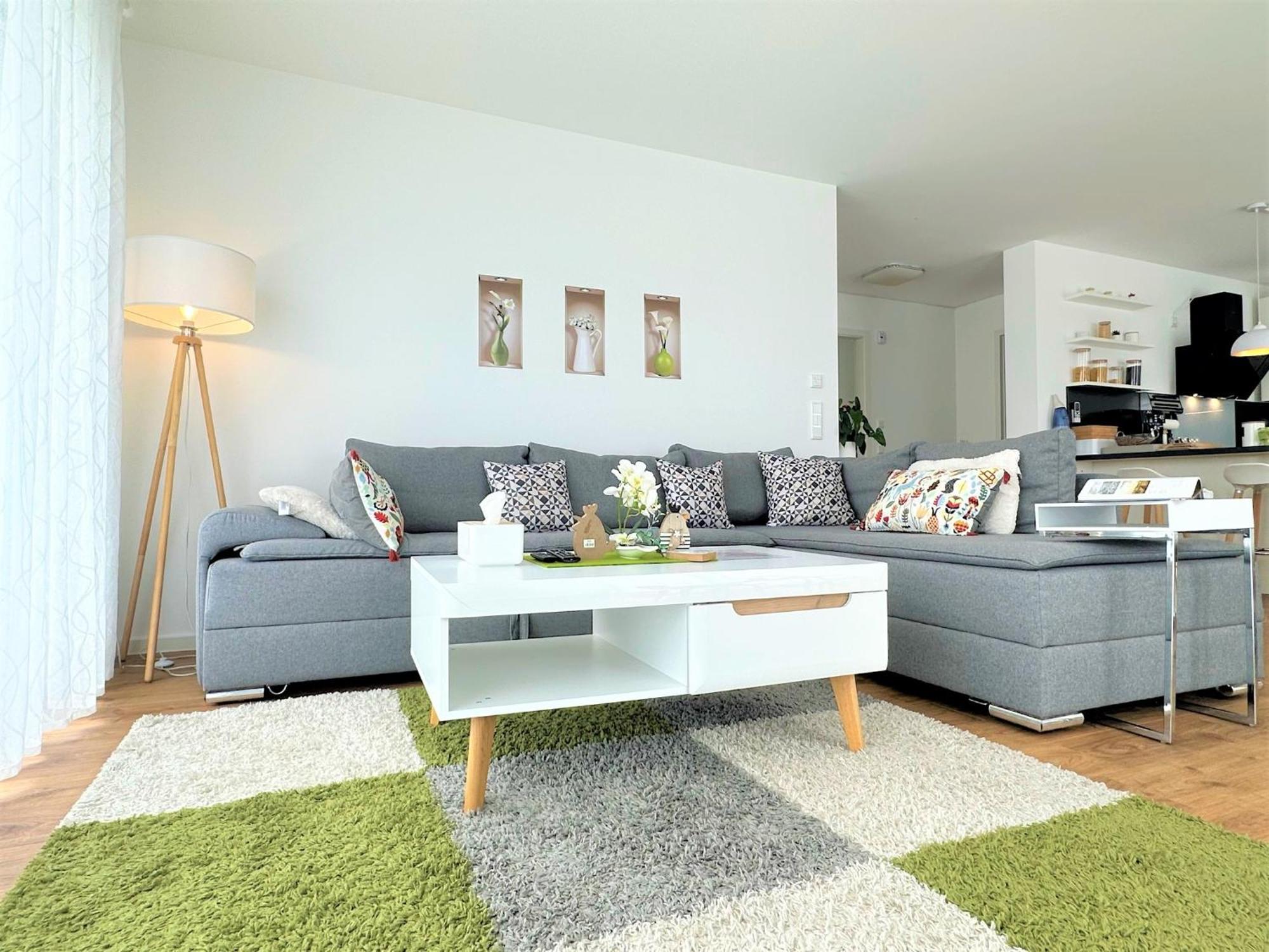 Panorama Penthouse Apartment Mit Klima Und Whirlpool Fuer Bis Zu 6 Personen 프랑켄탈 외부 사진